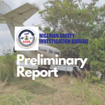 NSIB Released Preliminary Reports on Hawker 800XP, 5N-AMM