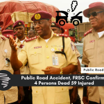 Public Road Accident, FRSC Confirms 4 Persons Dead 59 Injured