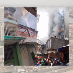 Fire Outbreak at Mandilas Building, Lagos Island