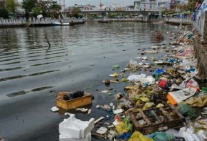 plastic pollution in the ocean
