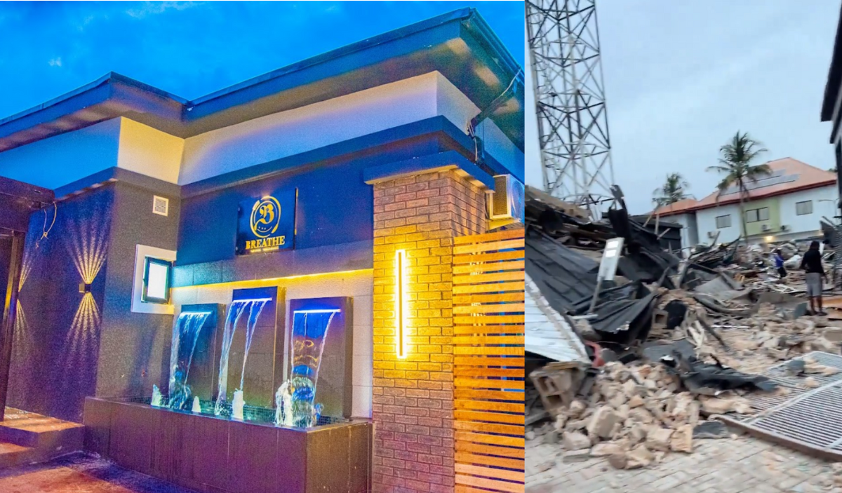 Uche Anya, Enugu Capital Chairman Allegedly Demolish Breathe Lounge Over Personal Vendetta