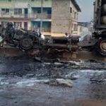 In Abeokuta, Ogun State,  a scene of devastation occurred as a lone accident involving a gas truck rocked the Ita Oshin junction, just meters away from the roundabout.