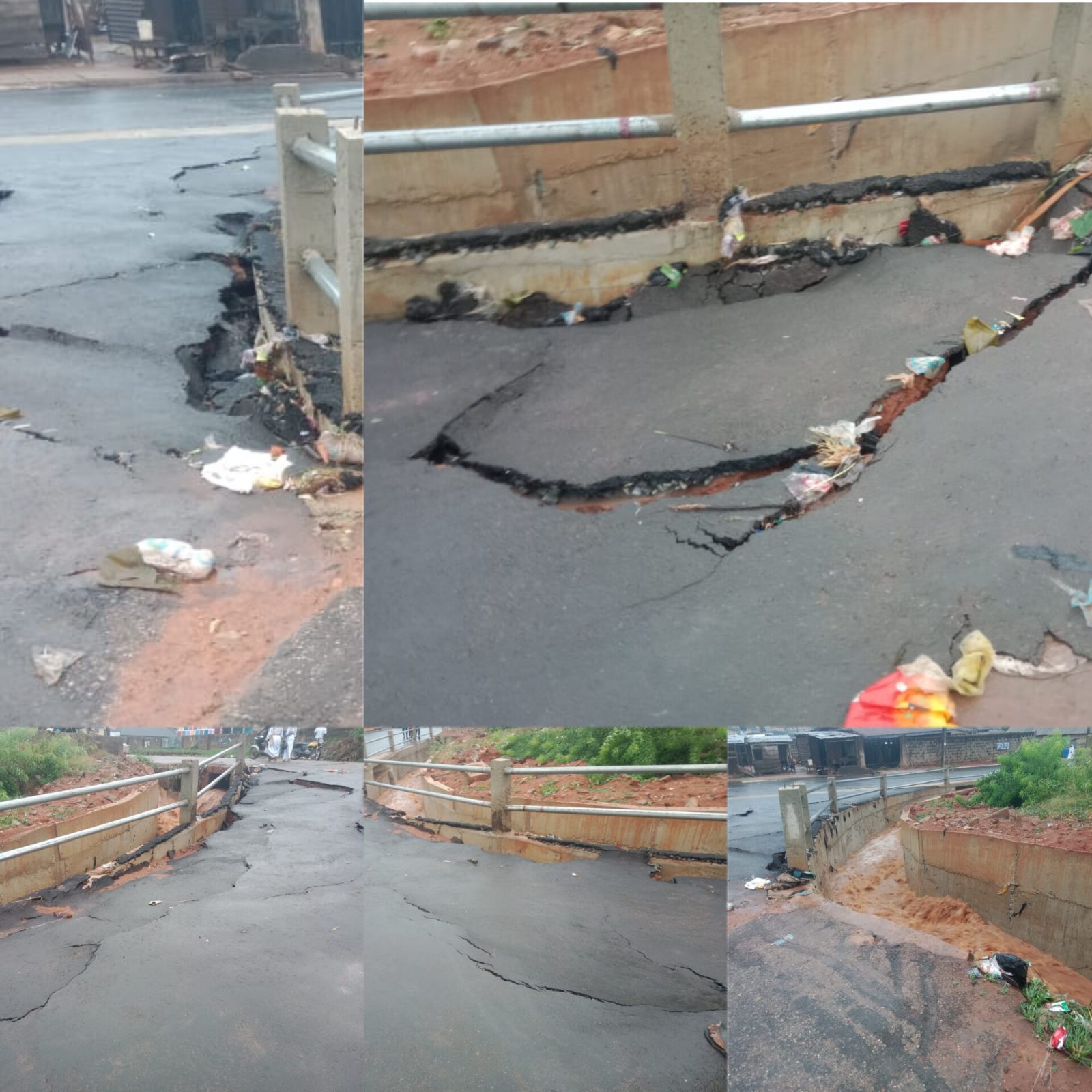 A road project hailed as a beacon of progress in the Makun Sagamu community of Ogun State has succumbed to nature's fury.