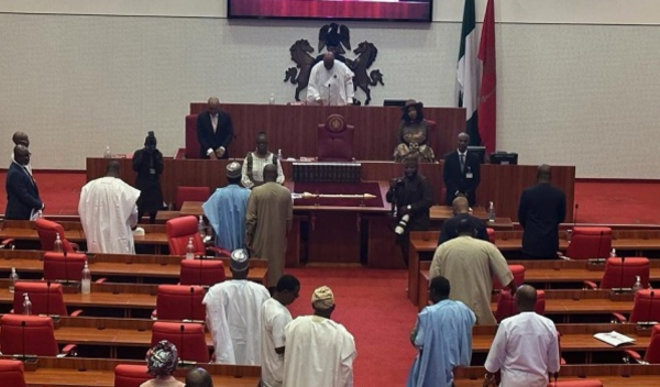Nigerian Lawmakers argues over sitting arrangement after six weeks break