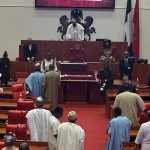 Nigerian Lawmakers argues over sitting arrangement after six weeks break