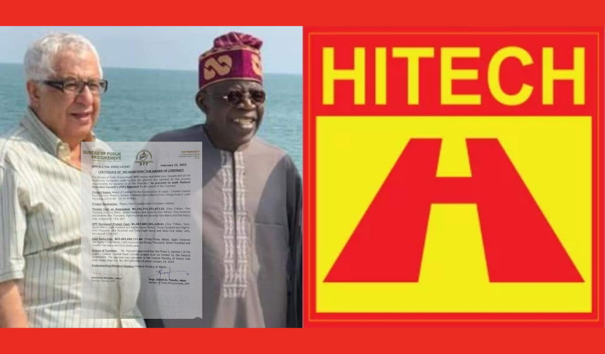 Bureau of Public Procurement grants Hitech to seek FEC approval over N1trn for Construction of 47.5km of Lagos-Calabar Road