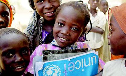 UNICEF school children