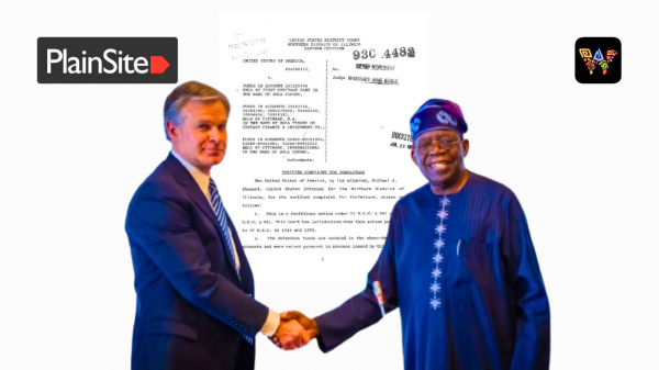 With FBI Files Anti-Redaction Case In US Court, Tinubu Meets With FBI Director Christopher Wray