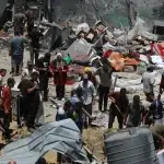 Gaza Camp Israeli Strike