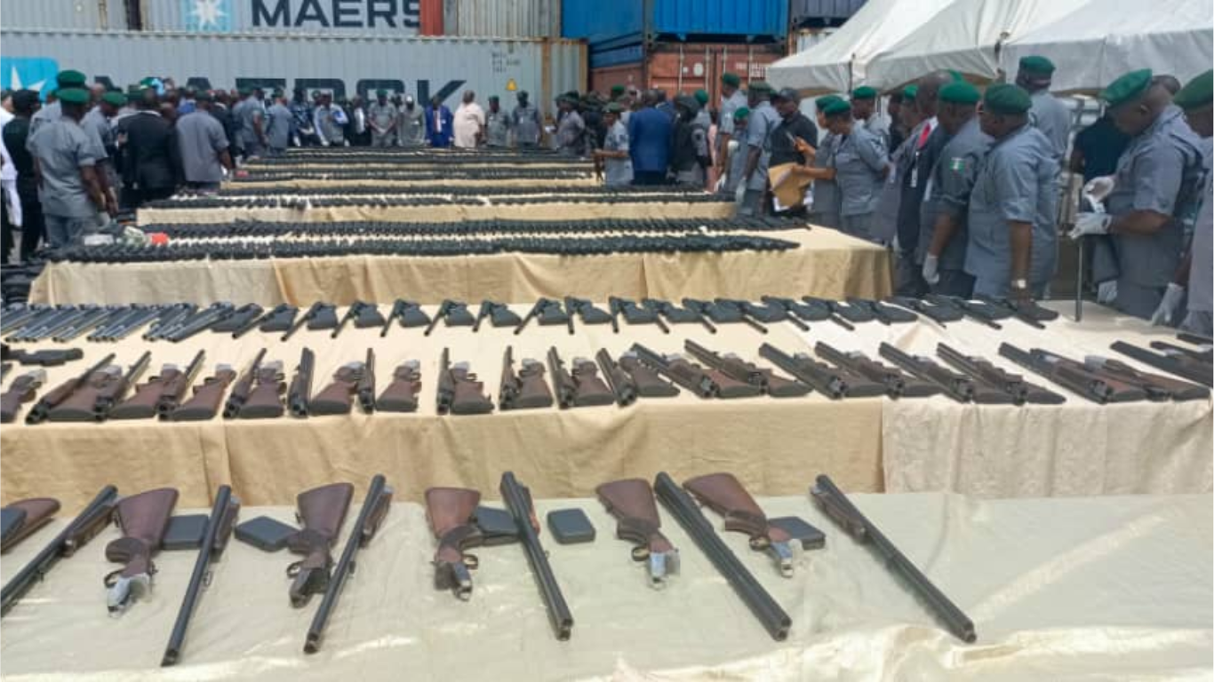 NCS Intercepts Arms, Illicit Drug-Filled Containers Worth N13.9bn Without Naming Owner