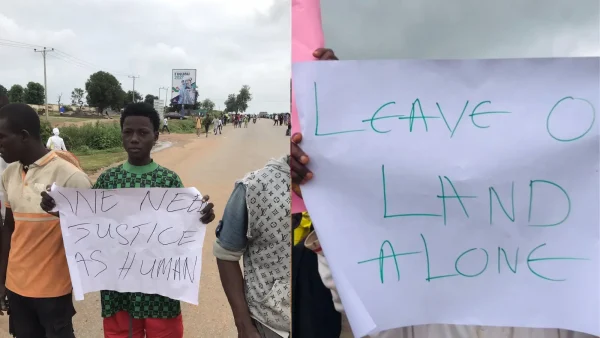 Abuja Residents Protest Against Navy Signpost On Iddo Community Land