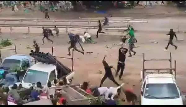 Security Officers Protesters Kano