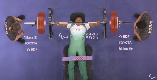 Nigeria’s Onyinyechi Mark has made history at the Paris 2024 Paralympics, winning the Nigeria's first gold medal and smashing her own world record in the women’s powerlifting event.