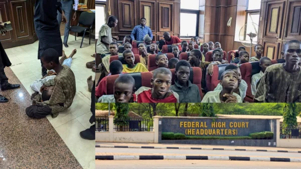 Malnourished Minors Detained for EndBadGovernance Protests Slump in Courtroom