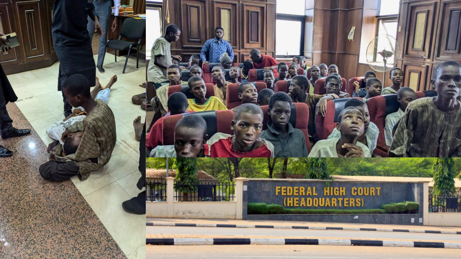 Malnourished Minors Detained for EndBadGovernance Protests Slump in Courtroom