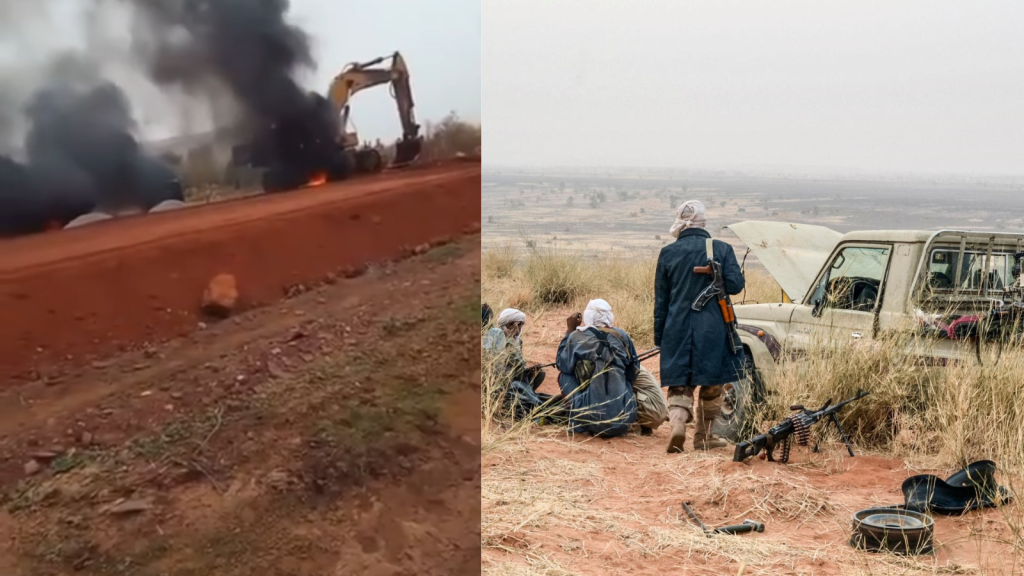 Al Qaeda-Linked JNIM Burns Road Construction Equipment Along Bamako ...