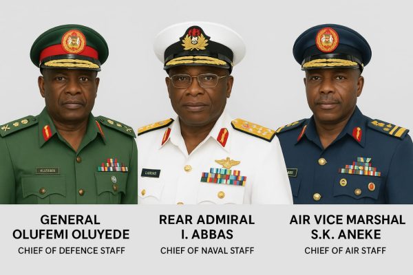 Tinubu Service Chiefs